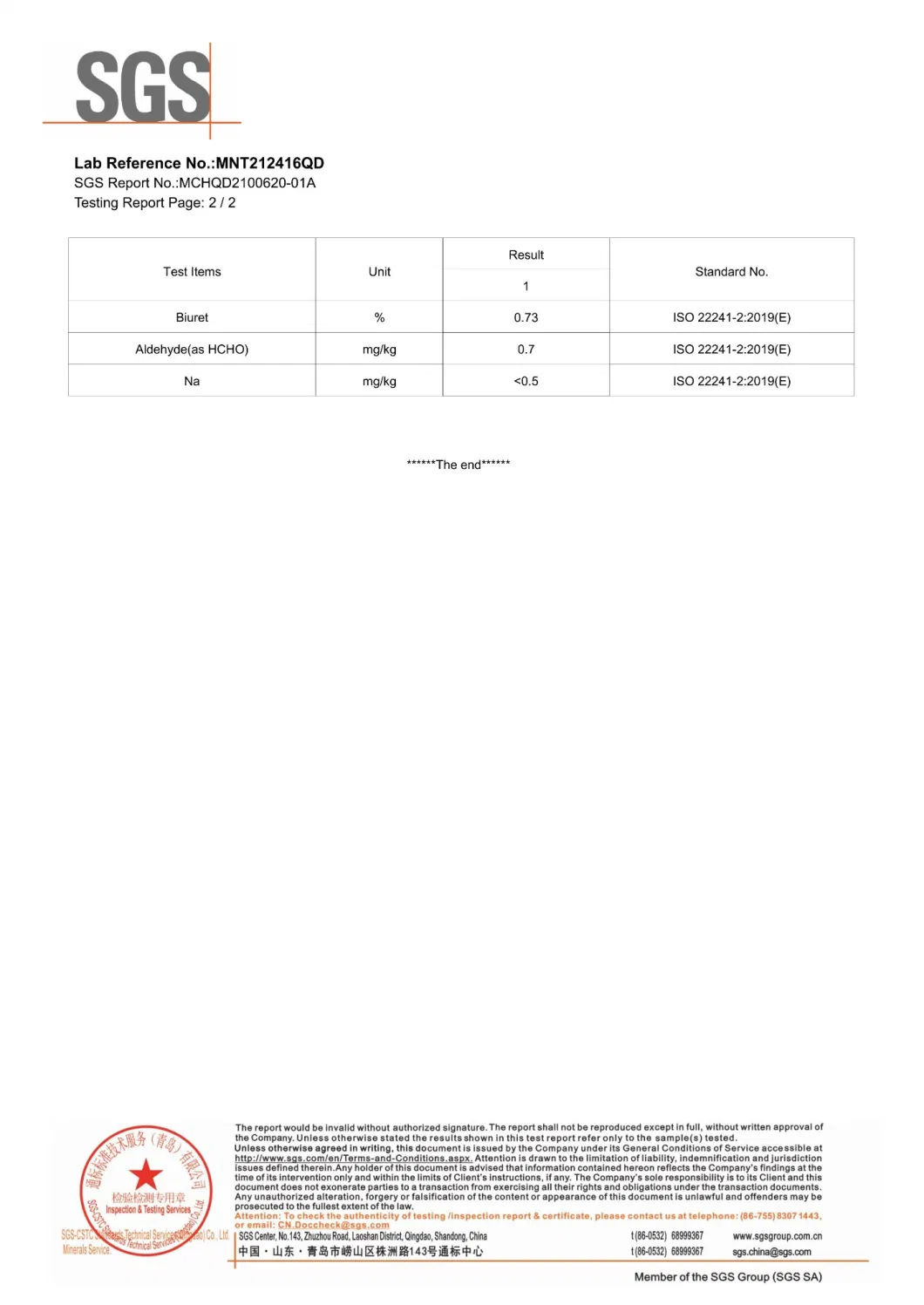 Adblue Grade Urea for Making Adblue Solution